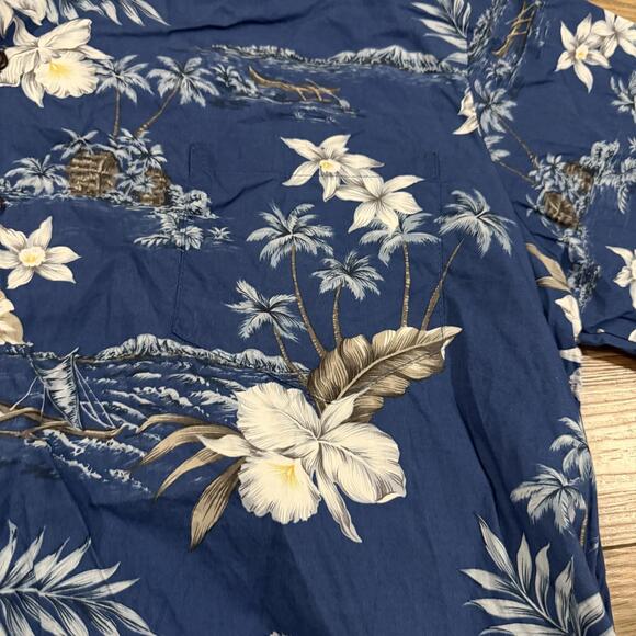 Vintage Hawaiian Winnie Fashions 70s 80s Button Up Shirt 3XL - Picture 5 of 8